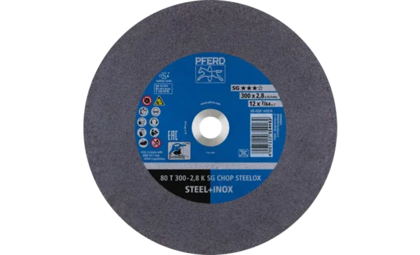 DISQUE TRONCONNER 80 T 300-2.8 K SG CHOP STEELOX/25.4