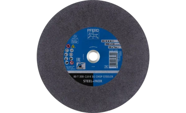 DISQUE TRONCONNER 80 T 350-2.8 K SG CHOP STEELOX/25.4