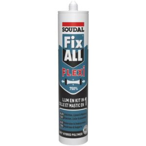MASTIC COLLE FIX ALL FLEXI NOIR 290 ML