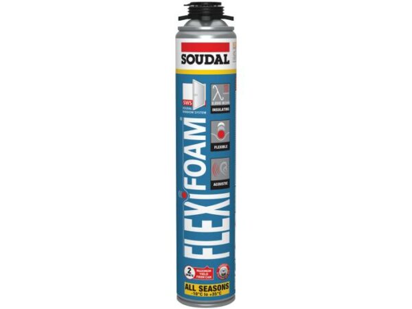 MOUSSE POLYURETHANE FLEXIFOAM PISTOLABLE BLEU 750 ML
