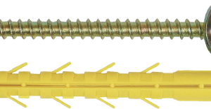 CHEV. SABOT CHARPENTE 12X 130 ZING. JAUNE Bte 25