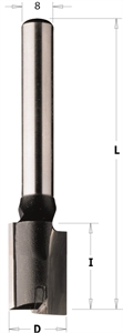 MECHE DEFONCER HM D=22X70  Z=2  S=8 DR