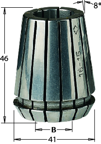 PINCE TYPE ER40 D 6MM