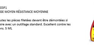 FREINAGE MOYEN R?SISTANCE MOYENNE