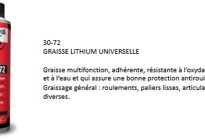 GRAISSE LITHIUM UNIVERSELLE