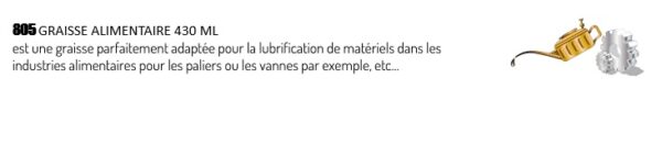 GRAISSE ALIMENTAIRE 430 ML
